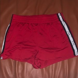 Pink Victoria’s Secret Red Shorts